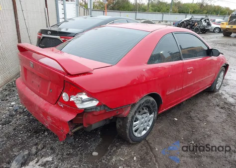 2004 Honda Civic Lx z USA, uszkodzony, nr VIN 1HGEM22644L054866